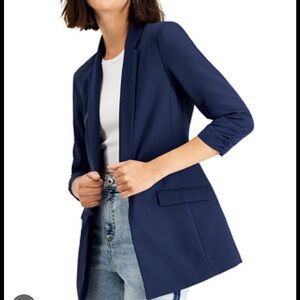 INC International Concepts Women's Blue Blazer